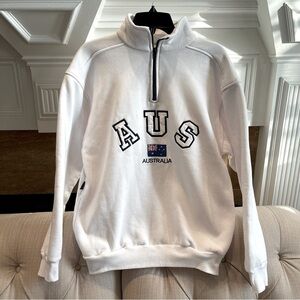 AH:  Purely Australian Clothing Co 1/4 Zip Sweatshirt Fleeced Men’s Sz XS